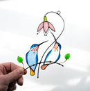 Window Hangings Stained Glass Hummingbird  Mothers Day Gift