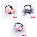Flower Tiara Hair Tying Tool