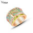 The Tree of Life Gold Ring & Golden Frog Ring