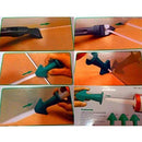 Caulk nozzle  scraper set