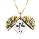 Sunflower Necklace for Mom Gift