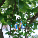Blue Hummingbird Pendant Window Artwork