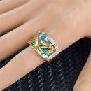 The Tree of Life Gold Ring & Golden Frog Ring