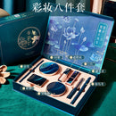 YL brand8 Piece Box Makeup Set For Beginners(Eyebrow pencil & Liquid foundation)