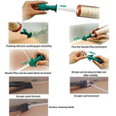 Caulk nozzle  scraper set