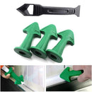 Caulk nozzle  scraper set