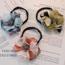 Flower Tiara Hair Tying Tool