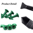 Caulk nozzle  scraper set