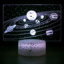 Solar System Optical Illusion Night Lamp
