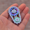 2 Gears Fidget Chain Spinner Toy
