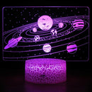 Solar System Optical Illusion Night Lamp
