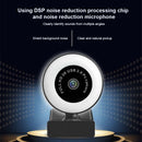 New 1080P 2K Autofocus HD Fill Light With Rotatable Microphone, Webcam LED Light, Suitable For Youtube Live Computer Camera