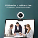New 1080P 2K Autofocus HD Fill Light With Rotatable Microphone, Webcam LED Light, Suitable For Youtube Live Computer Camera