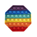Pop Fidget Reliver Stress Toys Rainbow Push It Bubble Antistress Toys Adult Children Sensory Toy To Relieve Autism