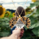 Sunflower Necklace for Mom Gift