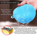 Kitchen Cleaning  Silicone Multi-purpose Scrubber Sponge