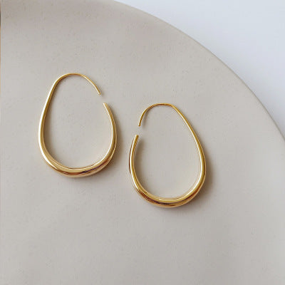 14K Real Gold Drop Earrings