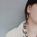 14K Real Gold Drop Earrings