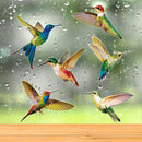 6 Pieces Large Size Hummingbird Window Clings