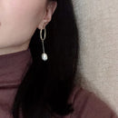 Baroque Natural Striped Pearl Earrings