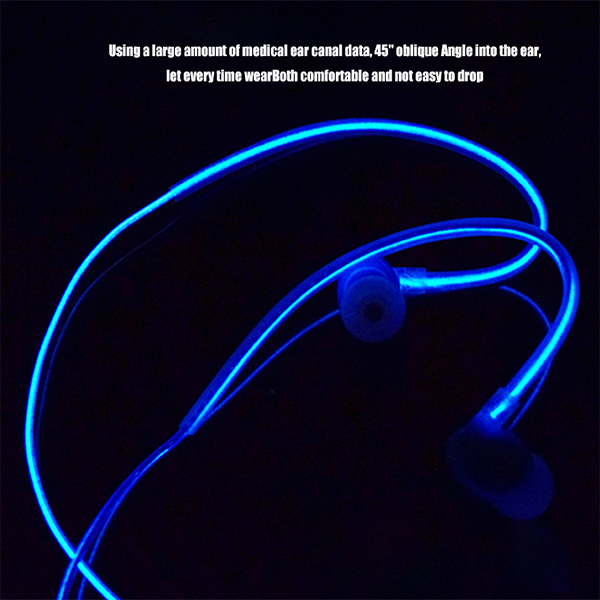 Luminous Earphone With Hanging Ear