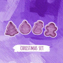 4pcs Stamp Biscuit Mold