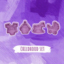 4pcs Stamp Biscuit Mold