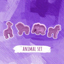 4pcs Stamp Biscuit Mold