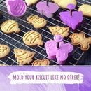 4pcs Stamp Biscuit Mold