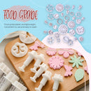 Cake Fondant Plunger Cutters Set - 33pcs Set