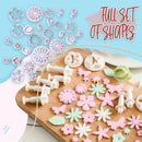 Cake Fondant Plunger Cutters Set - 33pcs Set