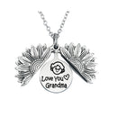 Sunflower Necklace for Mom Gift