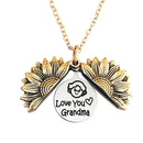Sunflower Necklace for Mom Gift