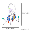 Blue Hummingbird Pendant Window Artwork