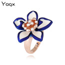 Creative Five-Leaf Flower Ring