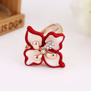 Creative Five-Leaf Flower Ring