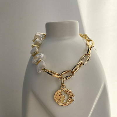 14K Baroque Pearl Bracelet