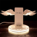 Wings Wireless Fast Charger with Night Light for Android Apple