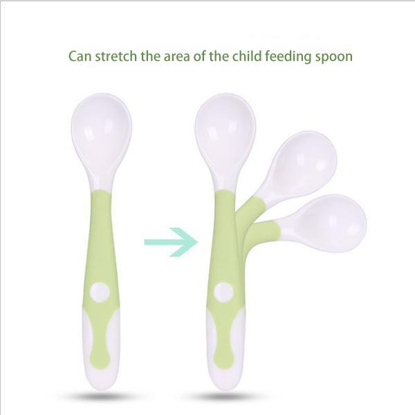 Baby feeding training spoon
