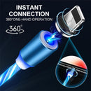LED Magnetic 3 in 1 USB Charging Cable