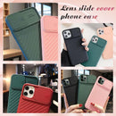 Lens slide cover phone case