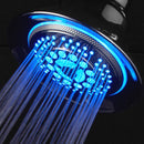 Chrome Color Changing LED Shower Head (3 Colors)