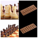 Silicone Chocolate Chess Shaped Mould - 16 Cavity