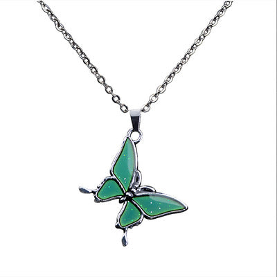 Color Changing Butterfly Necklace