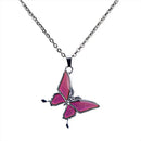 Color Changing Butterfly Necklace