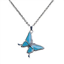 Color Changing Butterfly Necklace