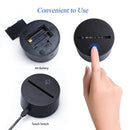 Solar System Optical Illusion Night Lamp