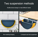 2Pcs Foldable Kitchen Basket Storage Shelf