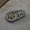 2 Gears Fidget Chain Spinner Toy