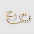 14K Double Ring Combination